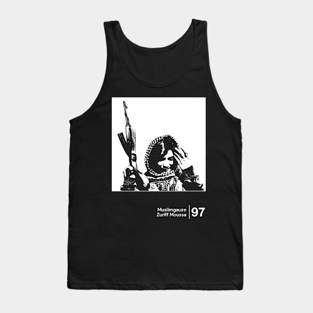 Muslimgauze / Minimalist Graphic Design Fan Artwork Tank Top by saudade